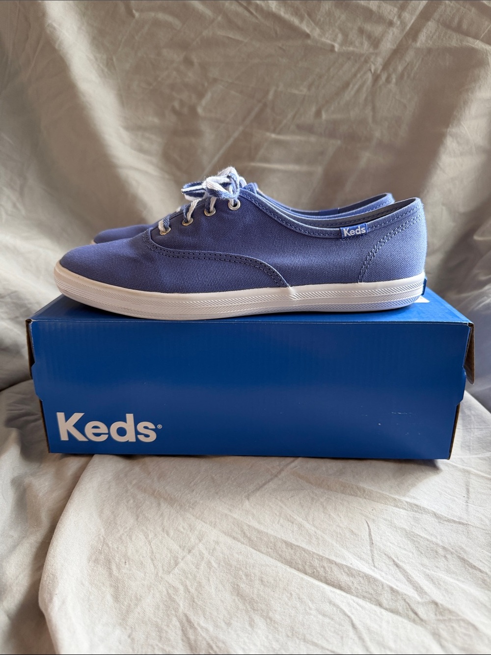 Keds Women’s Champion Canvas Sneakers in Periwinkle Blue - Size 7 M